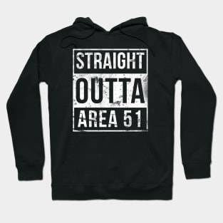 Straight Outta Area 51 Ruined Hoodie